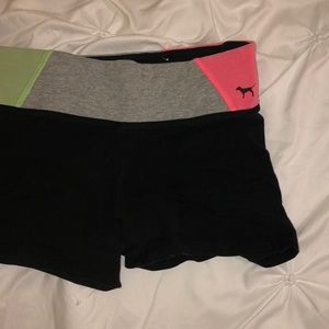 PINK yoga shorts